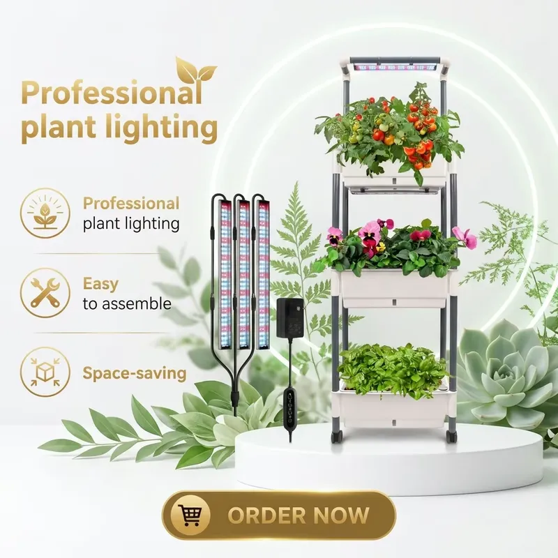Urban Farming Hydroponic System - Kit Profesional para Plantas de Interior