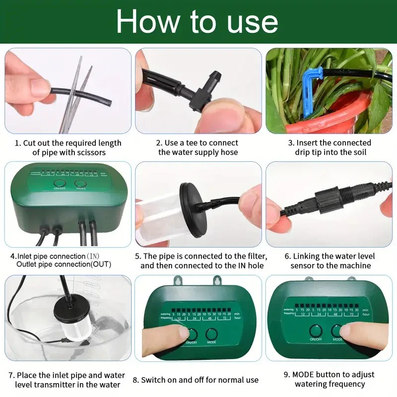 Kit de riego Solar inteligente - Urban Farming System reseña y precio