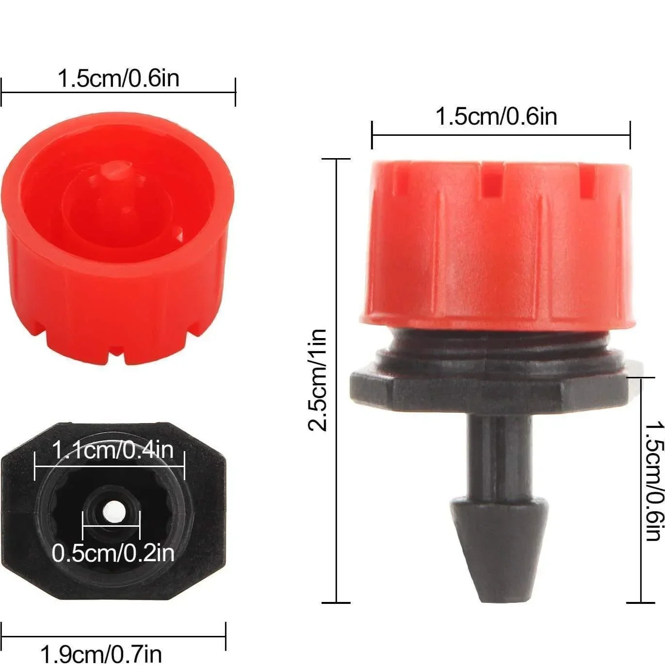 50 Uds. Aspersores de riego aj - Urban Farming System reseña y precio