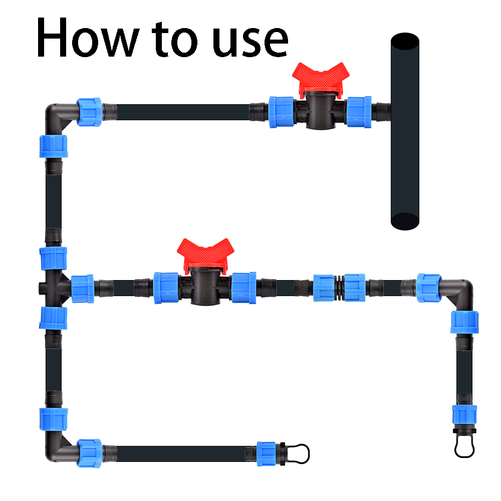 Conectores de cinta de goteo d - Urban Farming System reseña y precio